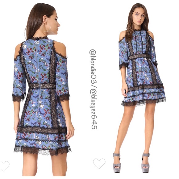 Alice + Olivia “Gatz” cold shoulder dress 0 - Picture 3 of 7